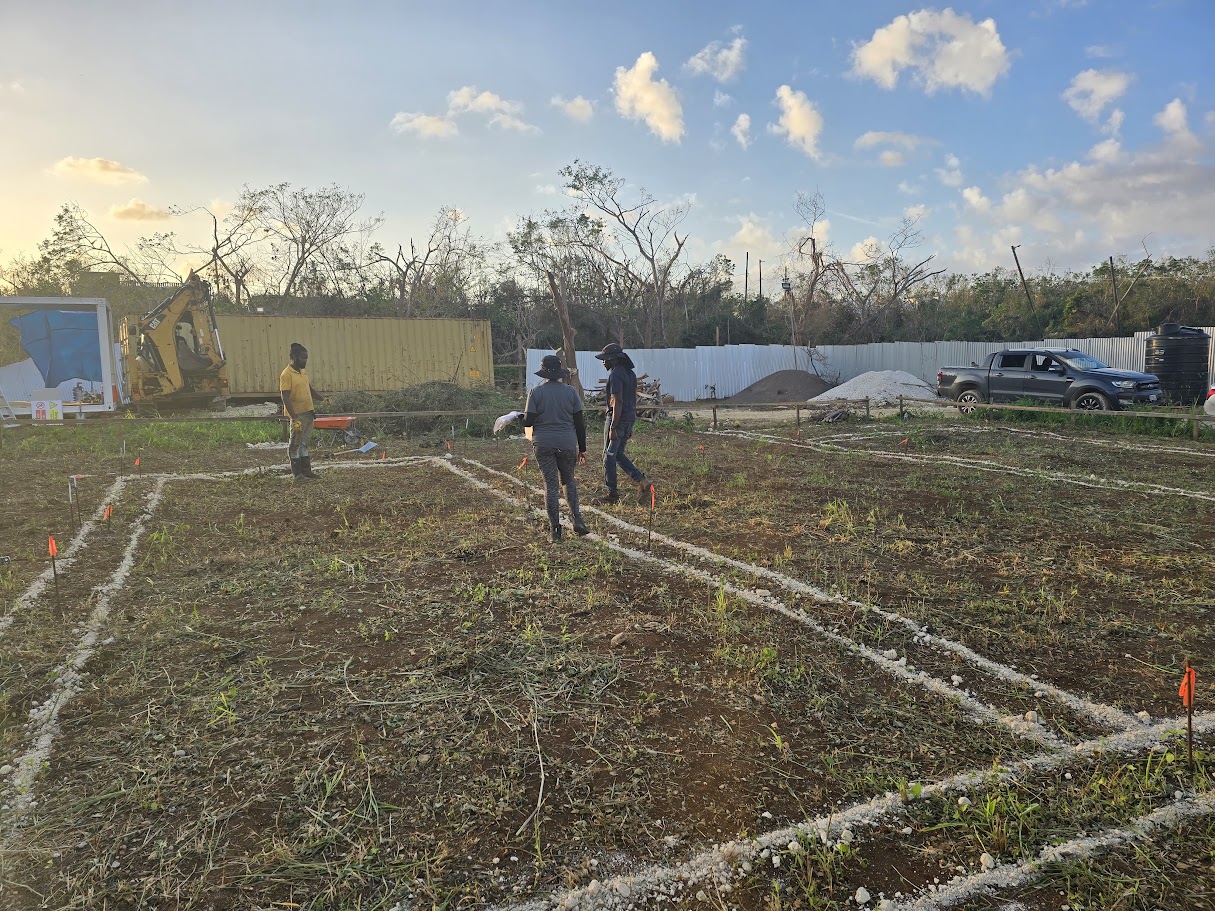 Construction Team - Foundation Layout